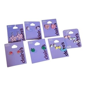 NWT Claire's Kids Earring Sets
